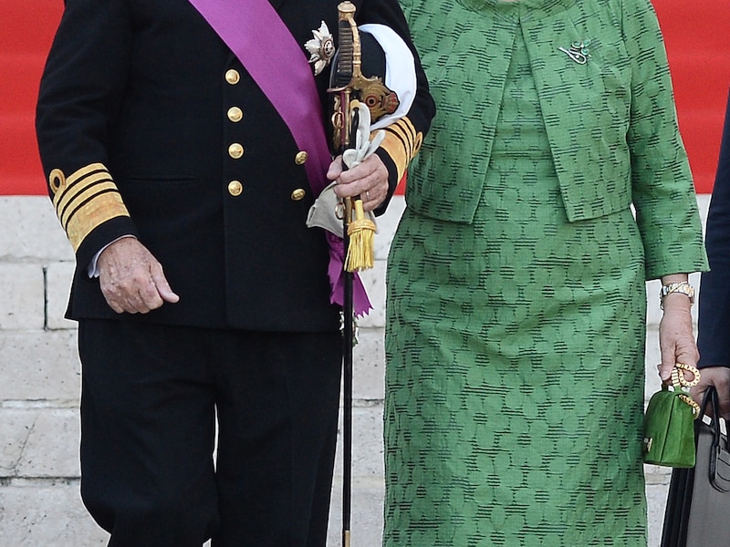Koning Albert en koningin Paola.