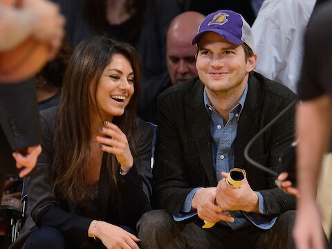 Mila Kunis en Ashton Kutcher
