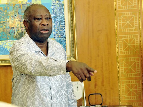 De Ivoriaanse president Laurent Gbagbo wil niet aftreden