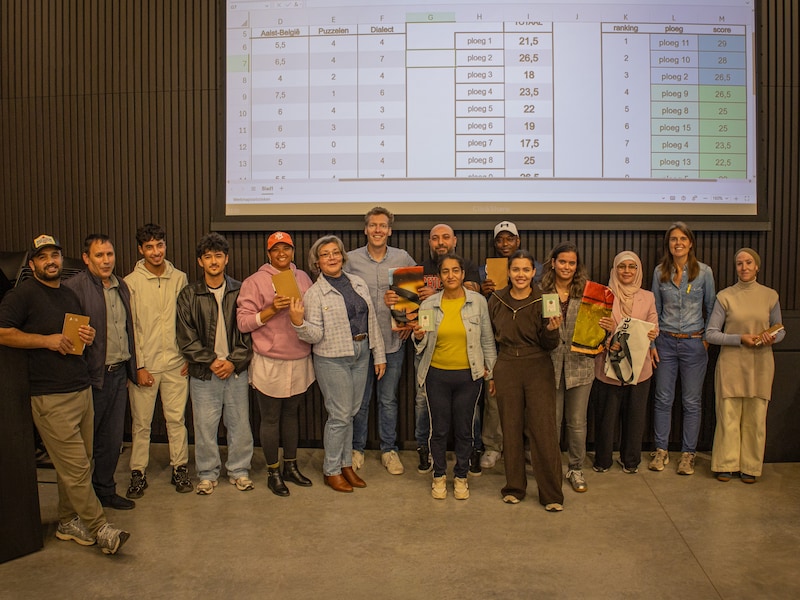 Top 3 van de quiz georganiseerd door Ligo en CVO PRO op donderdag 15 oktober.