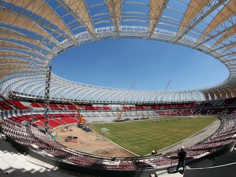 Het Beira Rio-stadion in Porto Alegre.