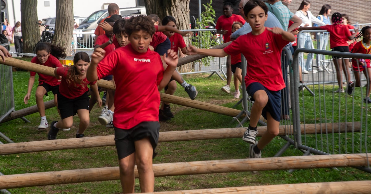 Belevingsloop voor de schoolgaande jeugd op Sport- en recreatiedomein De Warande