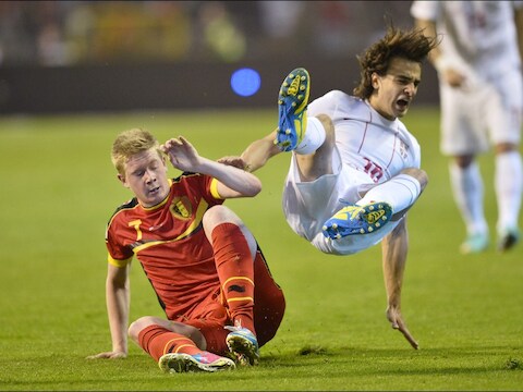 Markovic kwam vrijdag nog te kort tegen Kevin De Bruyne en de Rode Duivels.