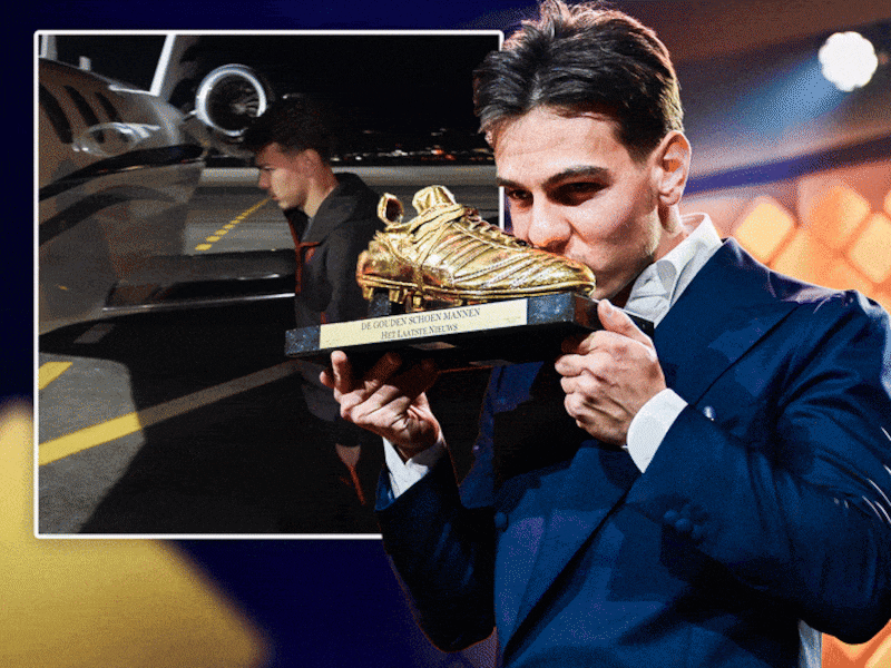 KIJK. Met privéjet van Firenze naar Middelkerke: zo verliep de knotsgekke dag van HLN Gouden Schoen-winnaar Ardon Jashari