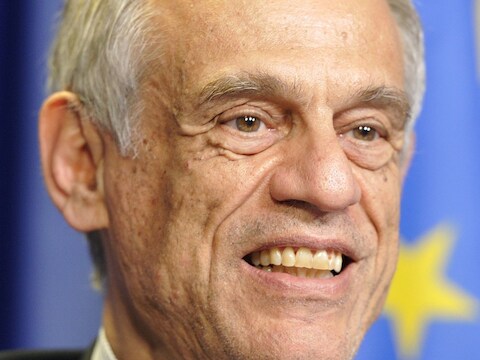 De Cypriotische minister van Financiën Michalis Sarris.