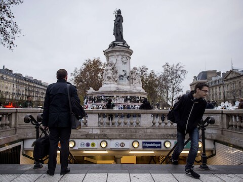 Metrostation République.