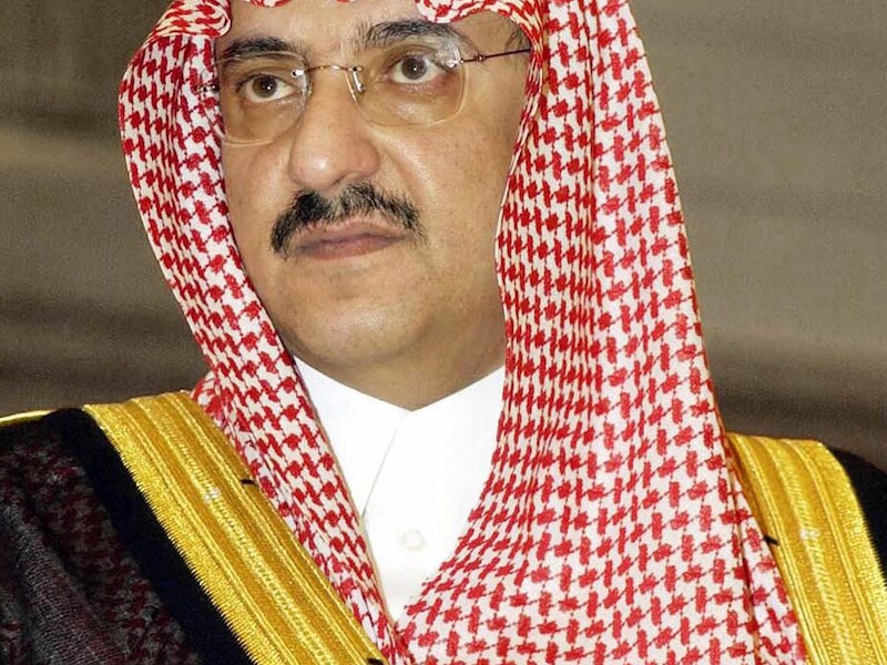 Kroonprins Mohammed bin Nayed, Saudisch minister van Binnenlandse Zaken.