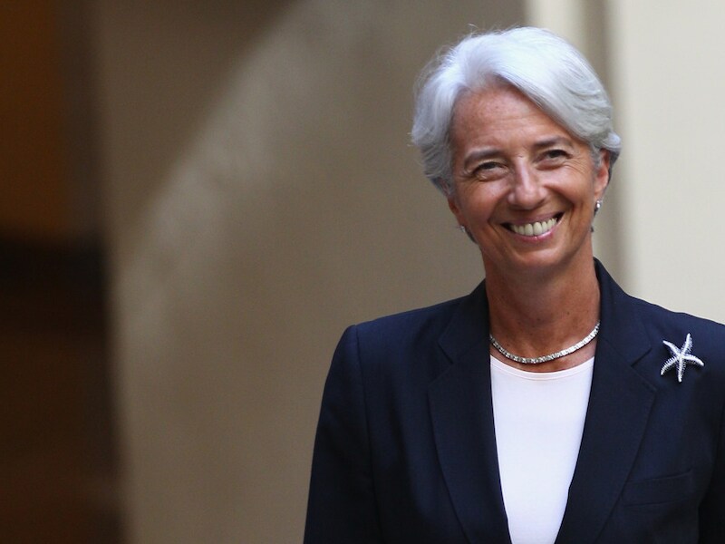 Christine Lagarde.