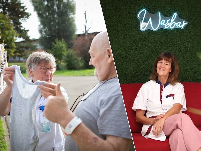 Wasbar in Jessa Ziekenhuis, revalidatiecampus Sint-Ursula.