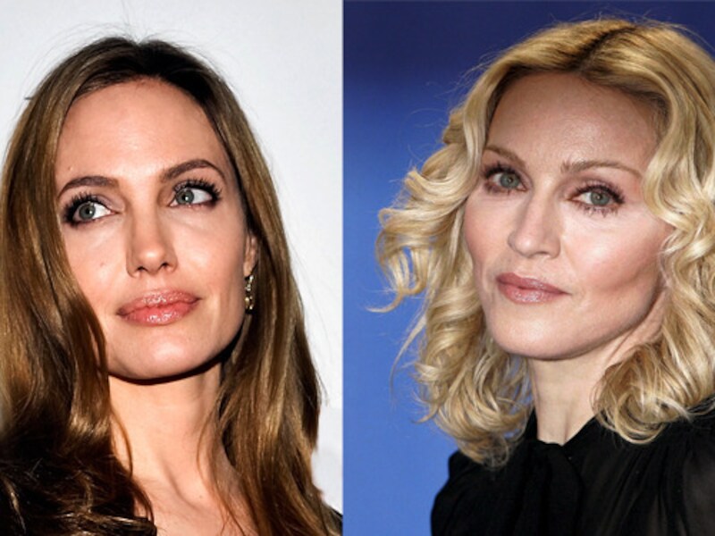 Angelina Jolie en Madonna