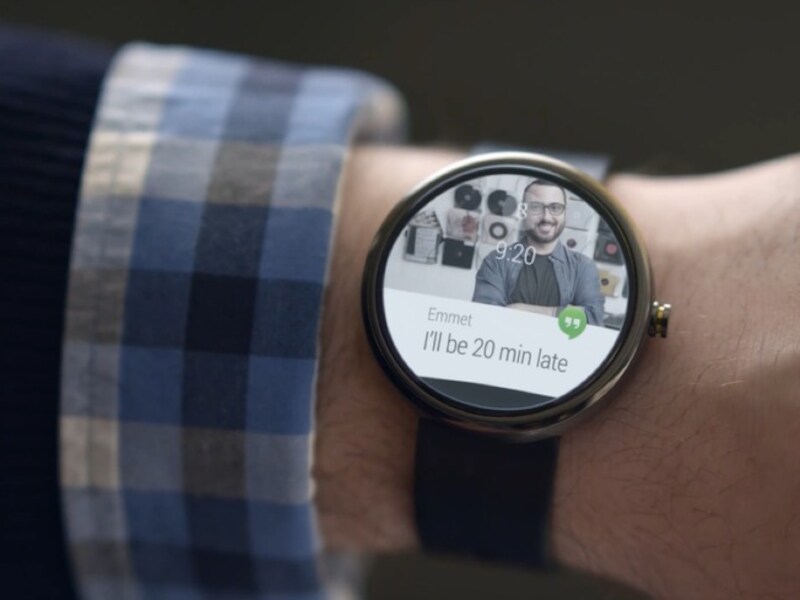 Zo kan Android Wear er in de praktijk uitzien.