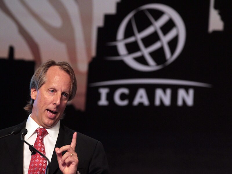 Rod Beckstrom, topman van Icann.