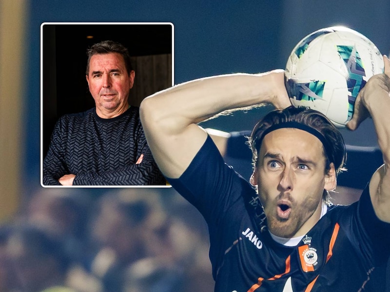 Alessio Staelens (hier aan de slag bij een vroegere ploeg) reageerde dit weekend niet op de betichtingen van racisme. Hij is de zoon van Club Brugge-legende Lorenzo Staelens (inzet). 