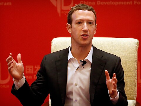 Facebookbaas Mark Zuckerberg.