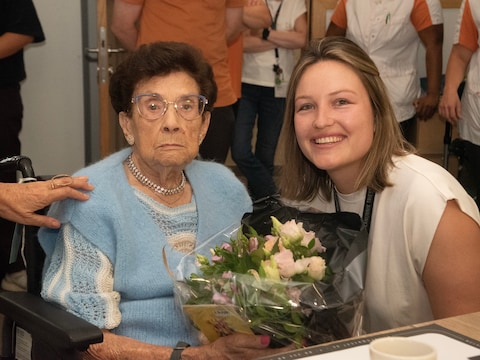 Suzanna Matthys  viert 102de verjaardag in Melle.