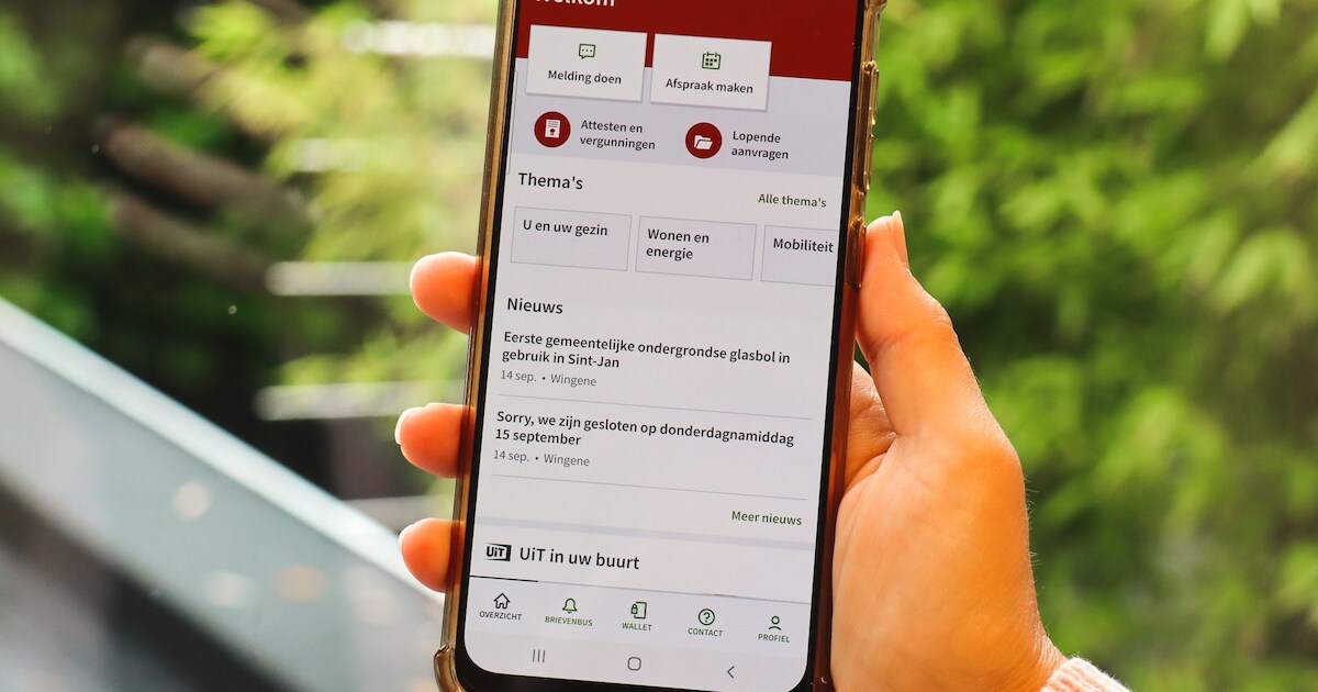 Wingene lanceert nieuwe gemeentelijke app met data van Mijn ...