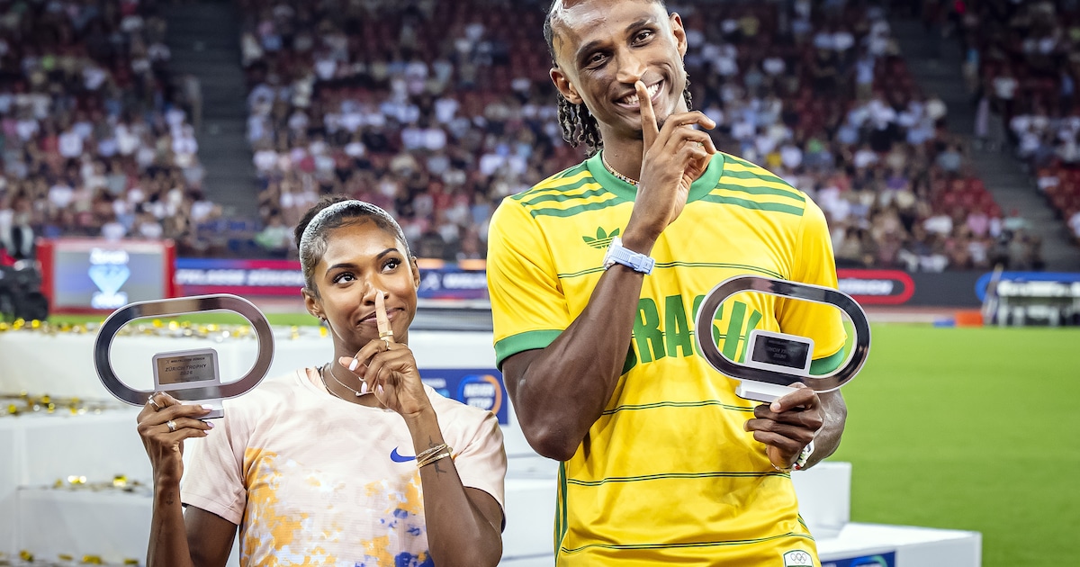 Wereldrecords hordenlopen sneuvelen op atletiekmeeting in Zürich: Alison dos Santos en Masai Russell