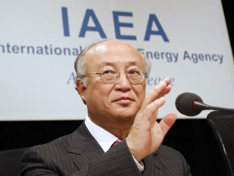 Yukiya Amano, voorzitter van de IAEA in 2011.