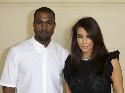 Kanye West en Kim Kardashian.