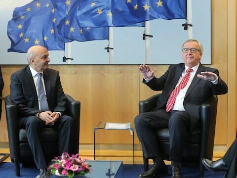 Jean-Claude Juncker, voorzitter van de EU-commissie.