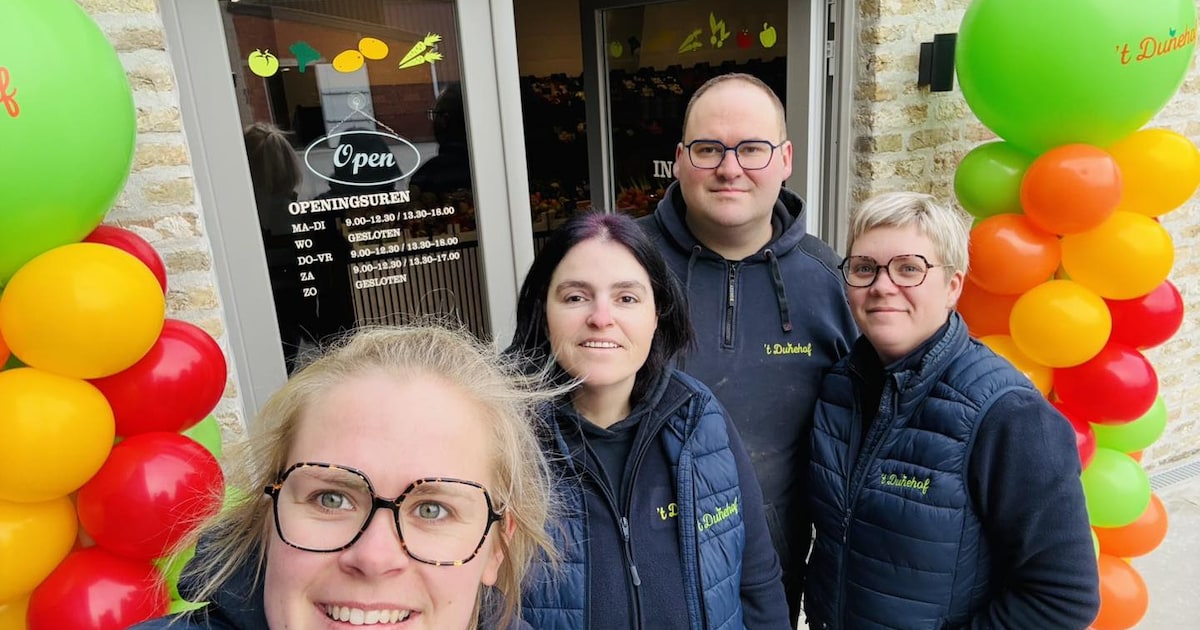 Steffi en Amedée tonen vernieuwde hoevewinkel ’t Dunehof: “Onze dagverse producten komen nog beter t
