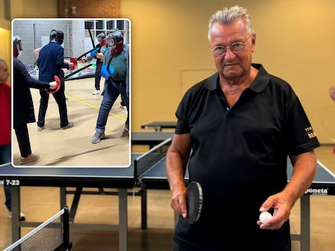 Wim De Brauwere (66) kreeg de diagnose Parkinson en werd er de grote steunpilaar van hun hele gemeenschap. Zo bracht hij sporten zoals ParkiPong en Parkischermen (inzet) naar Mechelen.