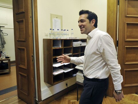 Syriza-leider Alexis Tsipras.