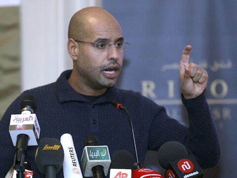 Saif al-Islam Kadhafi.
