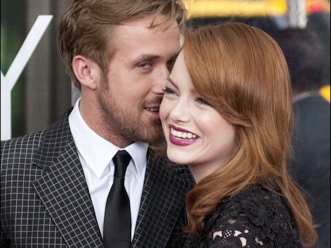 Ryan en Emma, op de rode loper van Crazy,; Stupid, Love in 2011.