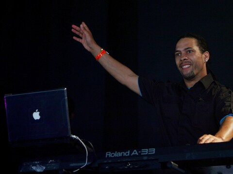 Roni Size is de headliner op de Breakdown-stage.