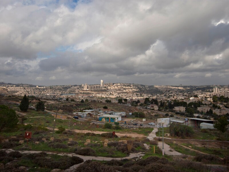 Het gebied Givat Hamatos in Oost-Jeruzalem.