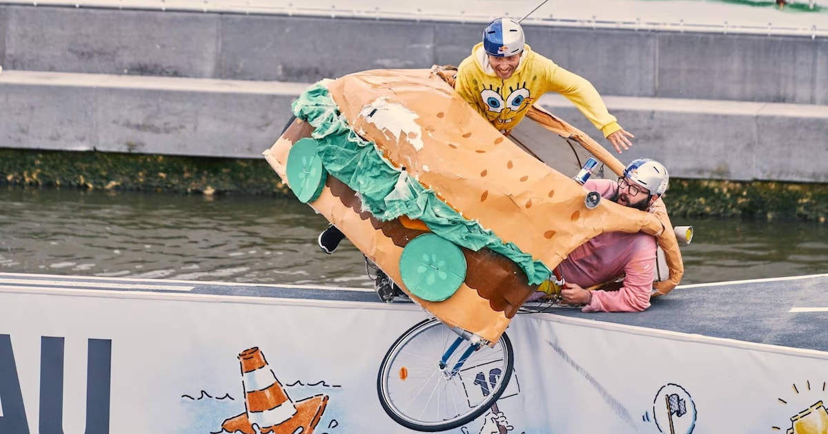 Wie durft? Red Bull Vél’eau zoekt creatieve duo’s voor waterfietsrace in Hasselt