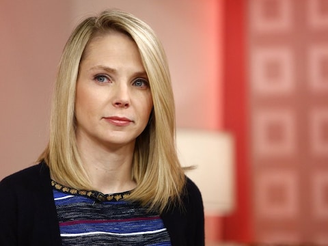 Yahoo-baas Marissa Mayer.