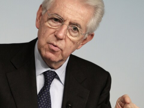 Premier Mario Monti.