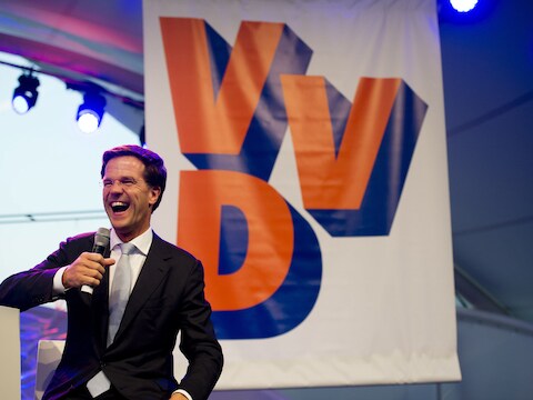 Partijleider Mark Rutte