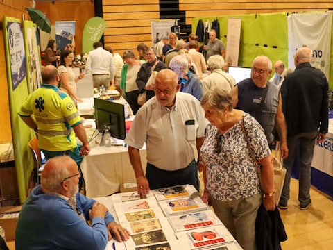 De tweejaarlijkse seniorenbeurs in Schoten was opnieuw een succes.