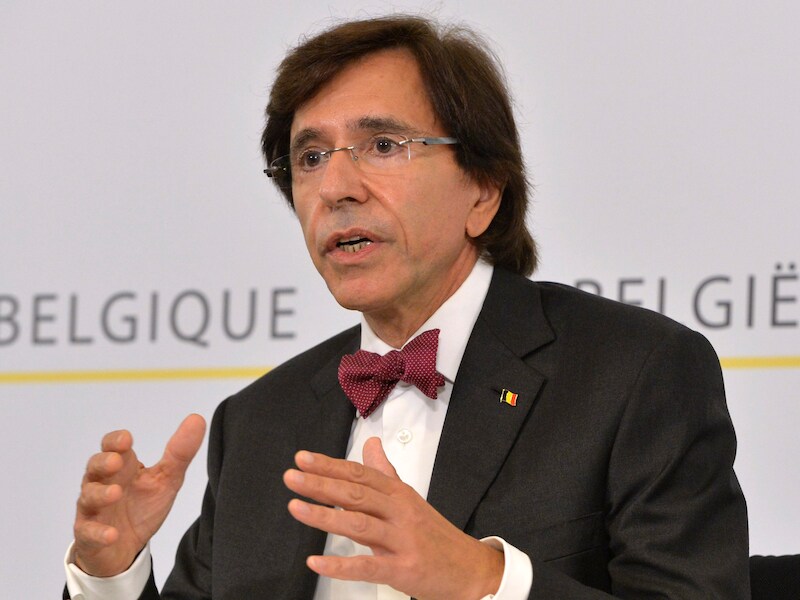De Belgische premier Elio Di Rupo (PS).