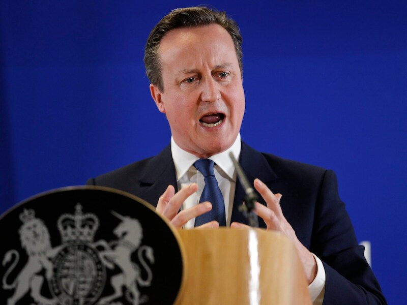 Brits premier David Cameron.