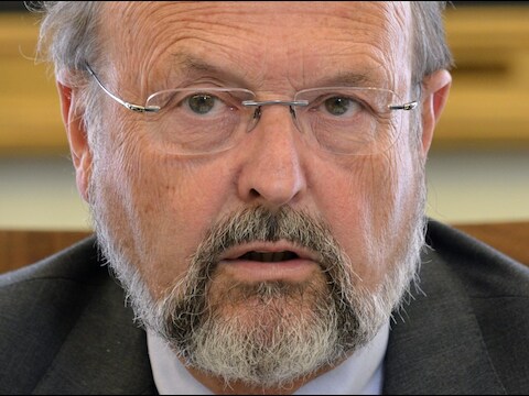Luc Coene, gouverneur van de Nationale Bank.