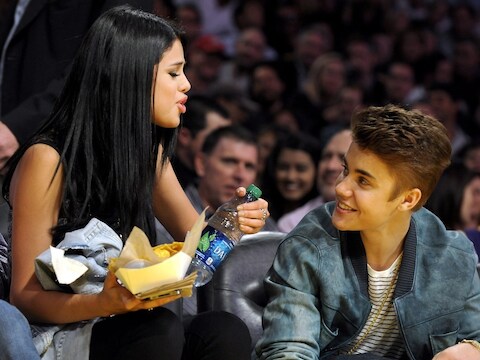 Selena Gomez en Justin Bieber.