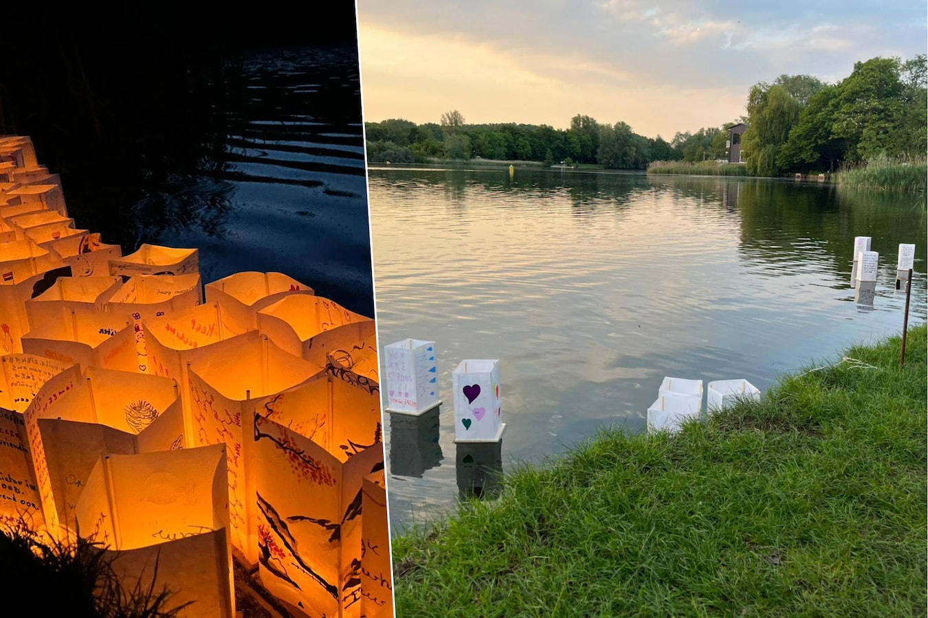 Honderden lichtjes drijven over Blaarmeersen tijdens studentenevent ...