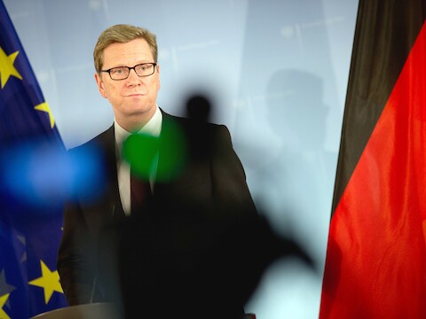 Duits minister van Buitenlandse Zaken Guido Westerwelle.
