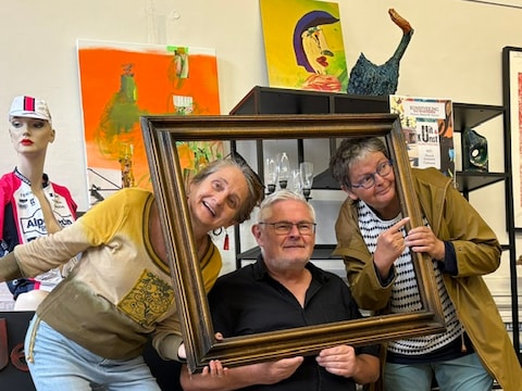 Klaartje Gilliams,  Rudi Robben en Elle Van Loy.
