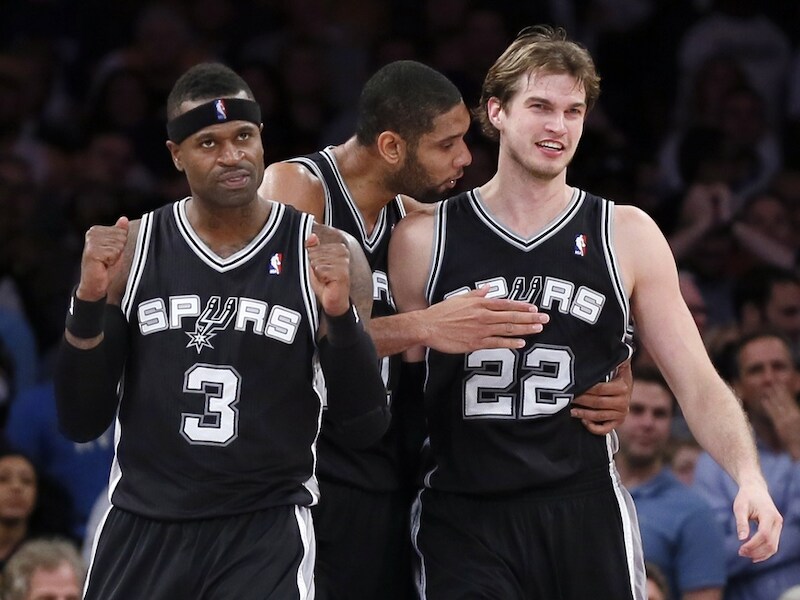 Stephen Jackson (links).