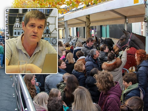 Jaarmarkt Houtem trok duizenden kijklustigen., Inzet: Burgemeester Tim De Knyf.