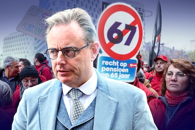 Ondanks betoging van dinsdag: De Wever overweegt nieuwe besparingen in de pensioenen