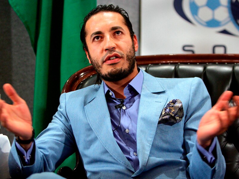 al-Saadi al-Kadhafi in 2005
