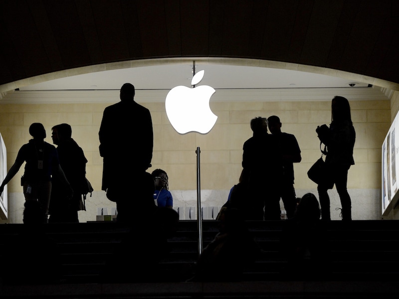 De Apple Store in Grand Central Station in New York.