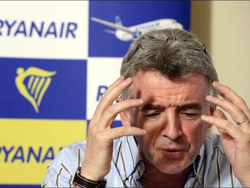 Michael O'Leary, topman van Ryanair.