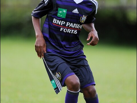 Charly Musonda jr. drie jaar geleden bij de jeugd van Anderlecht.